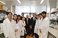 Prof. Bai visits the CAS KIZ-CUHK Joint Laboratory of Bioresources and Molecular Research of Common Diseases